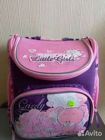 Рюкзак школьный grizzly для девочки