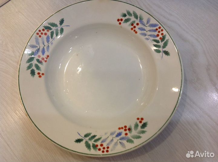 Тарелка Суповая,клеймо 40-х г Конаково