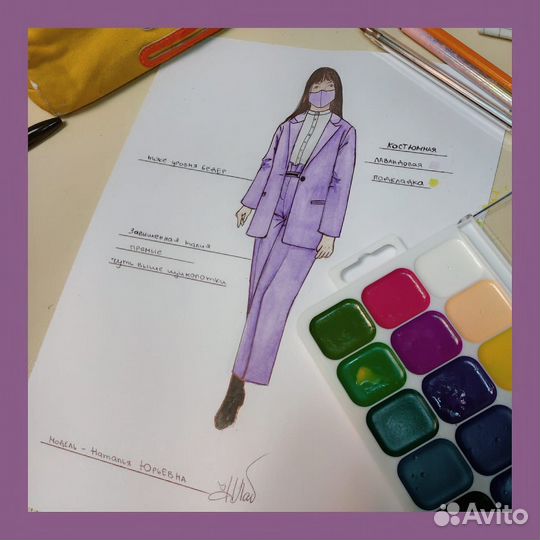 Швея портной в ателье