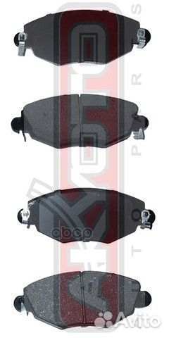 Колодки тормозные дисковые передние AKD-1248 AK