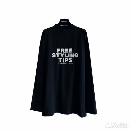 Лонгслив Balenciaga Free Styling Tips