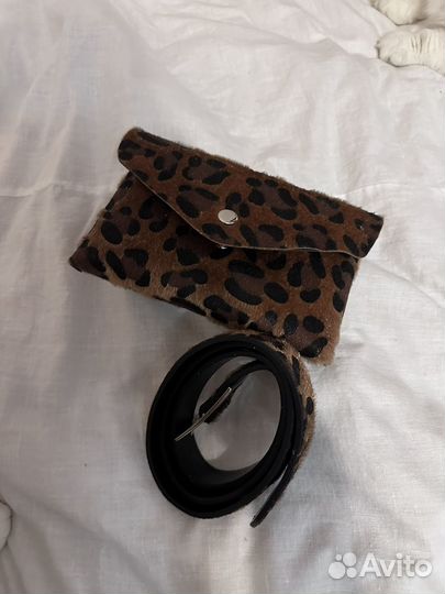 Леопардовый клатч