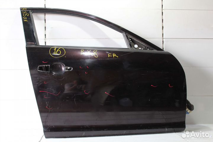 Дверь mazda RX-8 05* (жимки) SE3P FR/RH