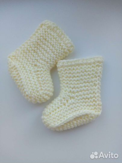 Вязаный комплект на выписку / в роддом