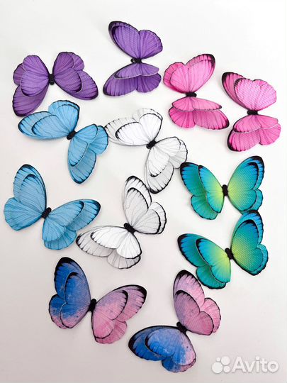 Бабочки заколки