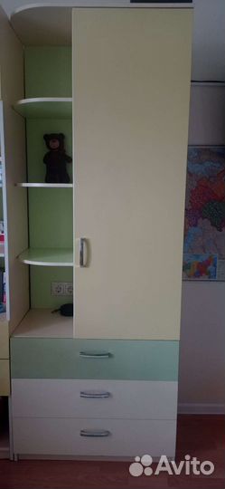Детская мебель (шкаф+кровать+ полка)