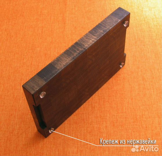 Торцевая разделочная доска из черного дуба