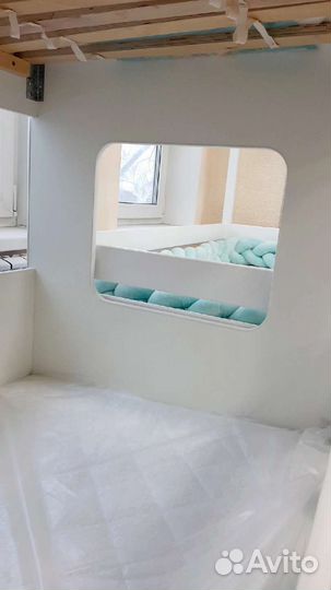 Кровать домик для двоих детей (новая)