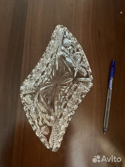 Вазочка-салатница-конфетница, хрусталь