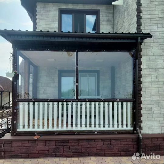 Мягкие окна пвх для террас и беседок