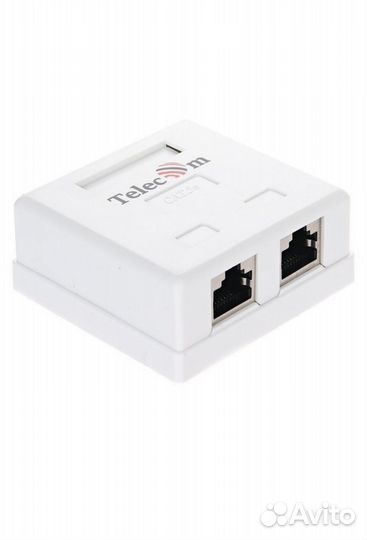 Держатель кабеля для розеток RJ45 CAT5E 2P