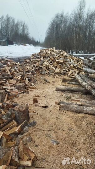 Дрова березовые колотые
