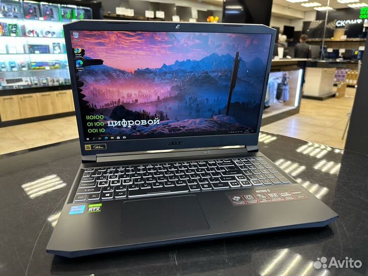 Новый Acer Nitro Core i5-11400H/RTX 3070/8Gb/256Gb