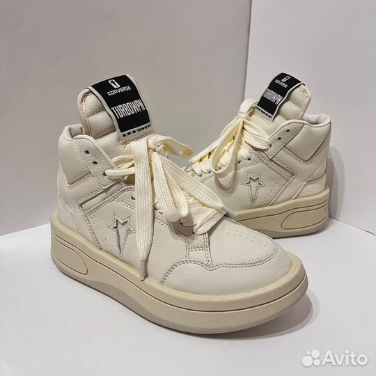 Rick Owens x Converse Turbowpn White 36