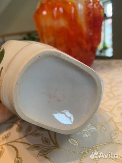 Графин, штоф фарфор Сысерть роспись СССР