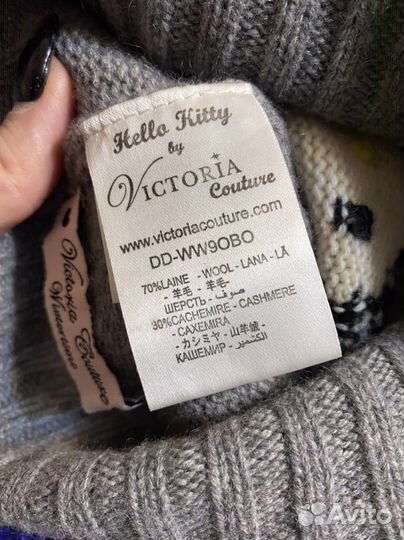 Шапка и шарф Hello Kitty кашемир