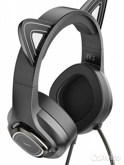 Гарнитура игровая Hoco W107 с ушками эльфийскими