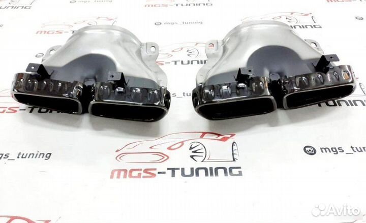 Насадки 63 AMG Black на Mercedes GLE-Class V167