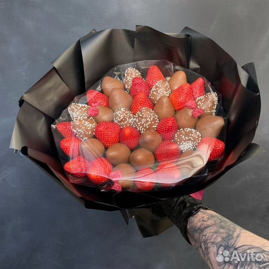 Клубничный букет набор клубники букет из клубники