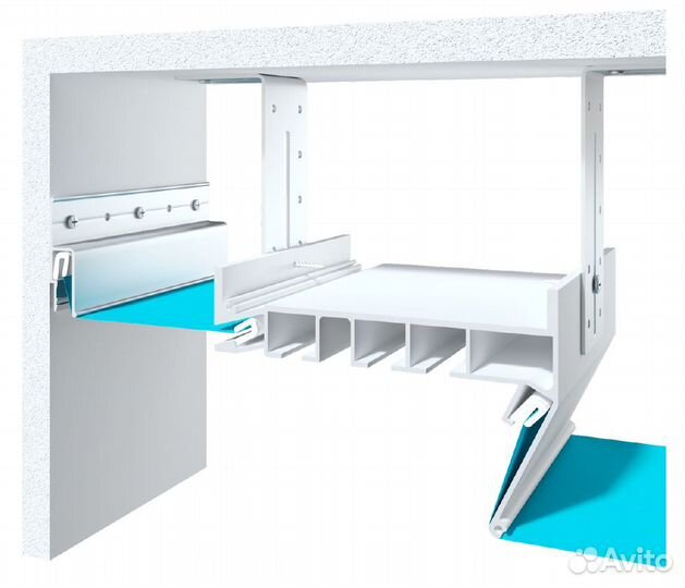 Гардина трехрядная