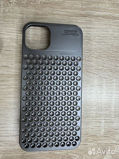 Чехол металлический на Айфон 15 Плюс
