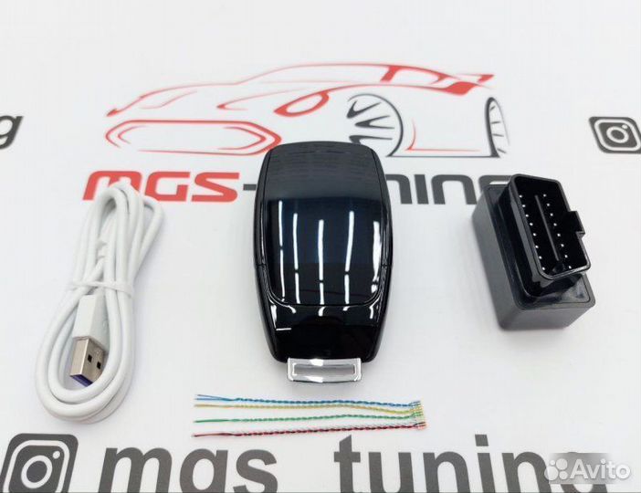 Смарт ключ Porsche дизайн Mercedes черный