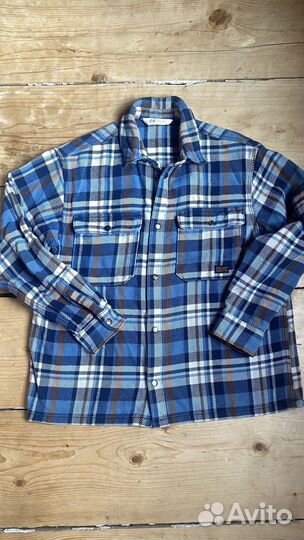 Теплая рубашка женская