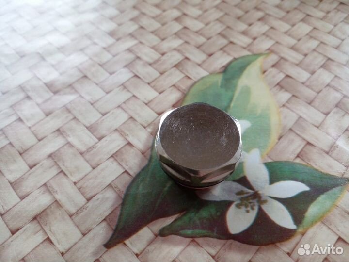 Заглушка для радиатора 1/2 никель