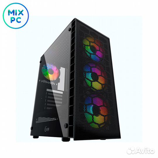 Корпус Powercase Mistral Z4C Mesh LED cmiz4C-L4