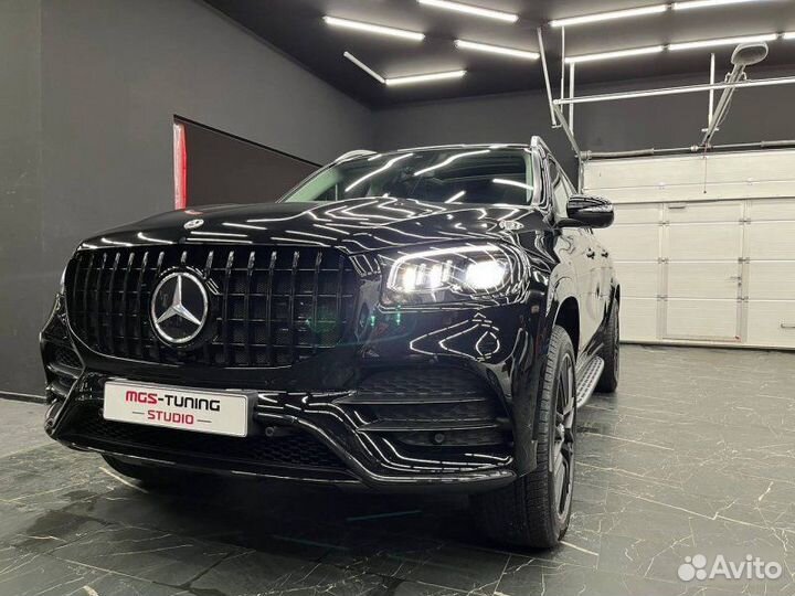 Решетка GT Style Black Mercedes GLS x167 глс 167