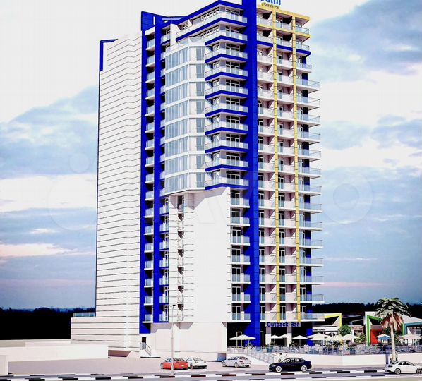 Квартира-студия, 34,5 м² (Грузия)