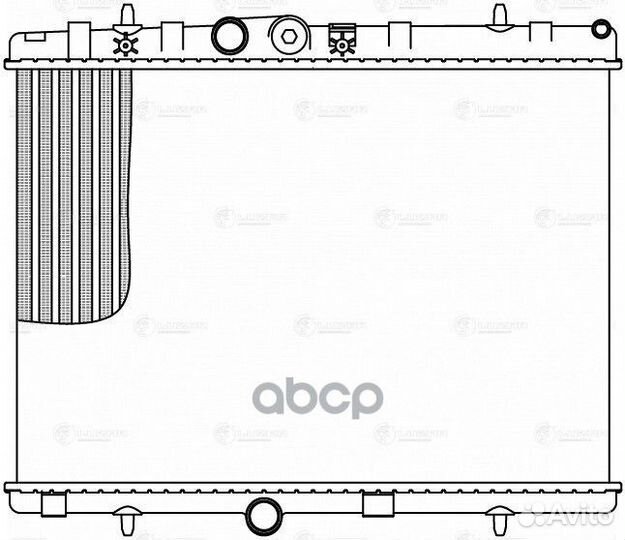 Радиатор охл для а м Peugeot 207 06 301 12 Citroen