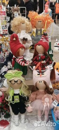 Кукла текстильная ручной работ