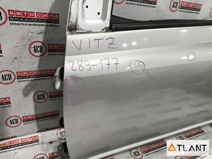 Дверь передний левый toyota platz