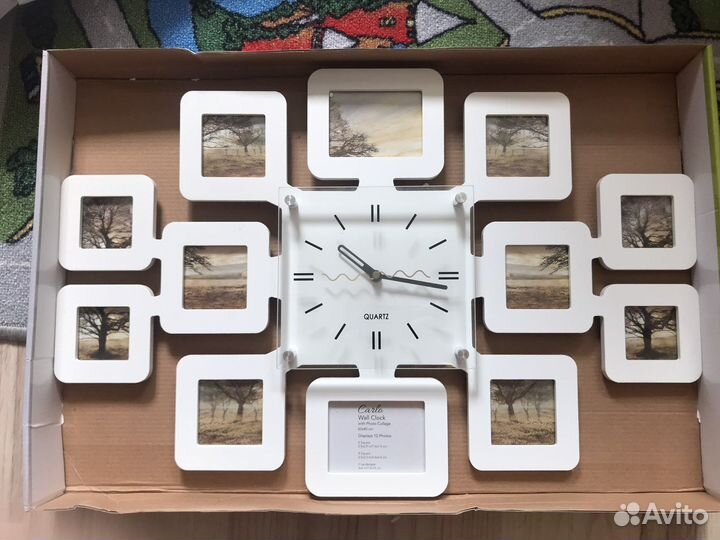 Часы дизайнерские с фоторамками