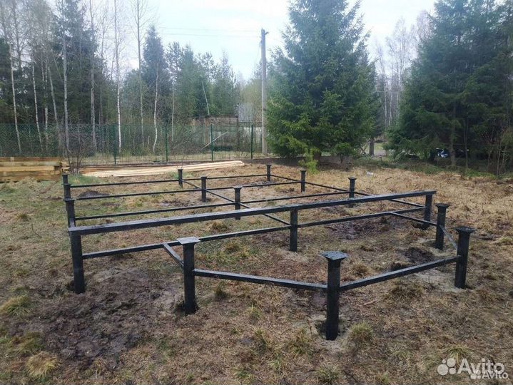 Установка винтовых свай
