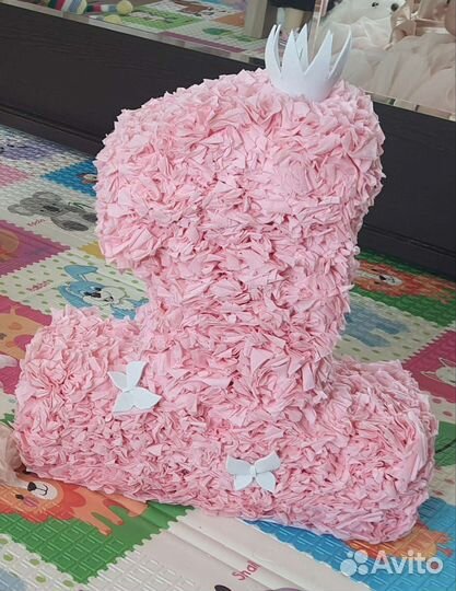 Цифра 1 на годик