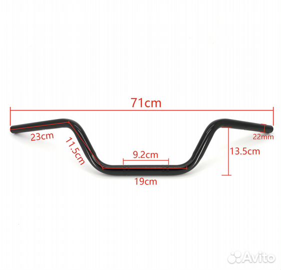 Руль Yamaha FZ6R wr 450 YBR125 FZ6N FZ6S FZ6R XJ6N