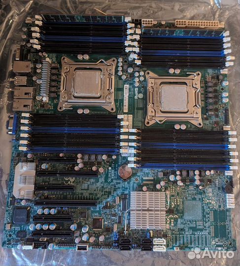 Материнская плата supermicro X9DRE-TF+, 2 x 2650v2
