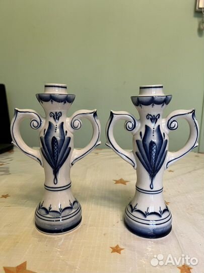 Фарфоровая посуда гжель