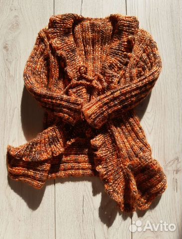 Кардиган для девочки ручной вязки