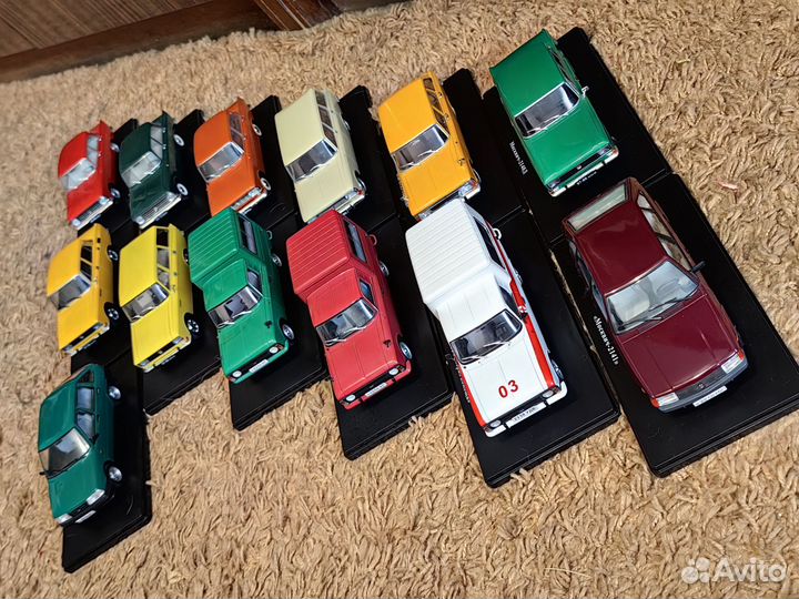 Модели Москвич/Иж hachette 1:24