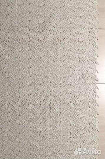 Кружево молочное для тренча/ платья/юбки (Италия)