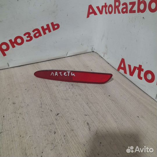 Задний левый отражатель в бампер Chevrolet Lacetti