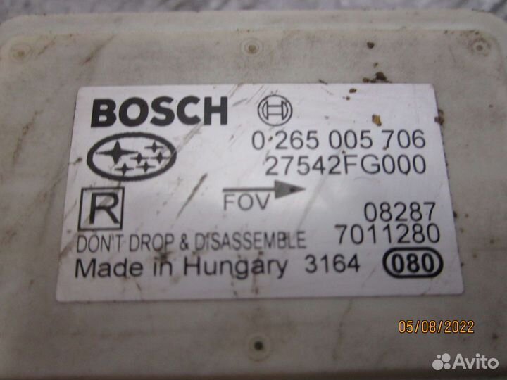 Датчик ускорения Subaru Forester SH 2008-2012