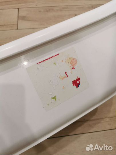 Ванночка с горкой+стульчик+круг для купания