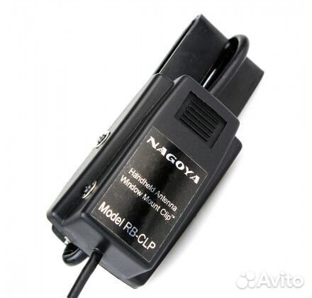 Крепление антенны на стекло автомобиля с кабелем