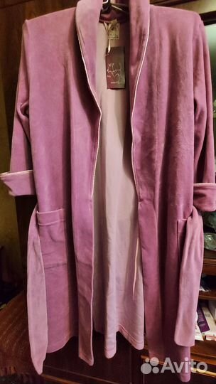 Халат велюровый. Новый Р - 46