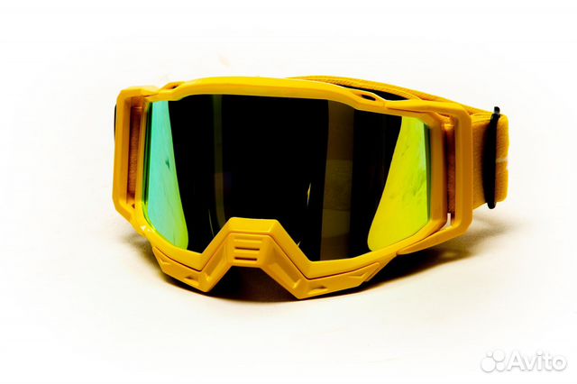Очки Мотокросс hizer жёлтые