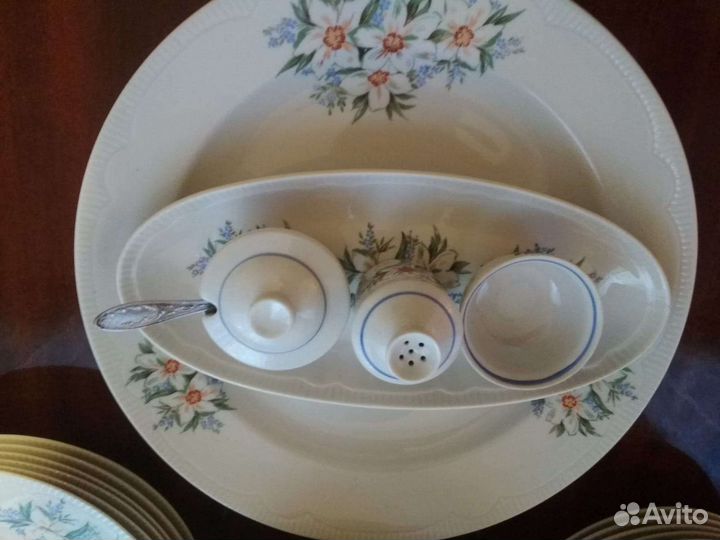 Столовый сервиз на 6 персон времён СССР